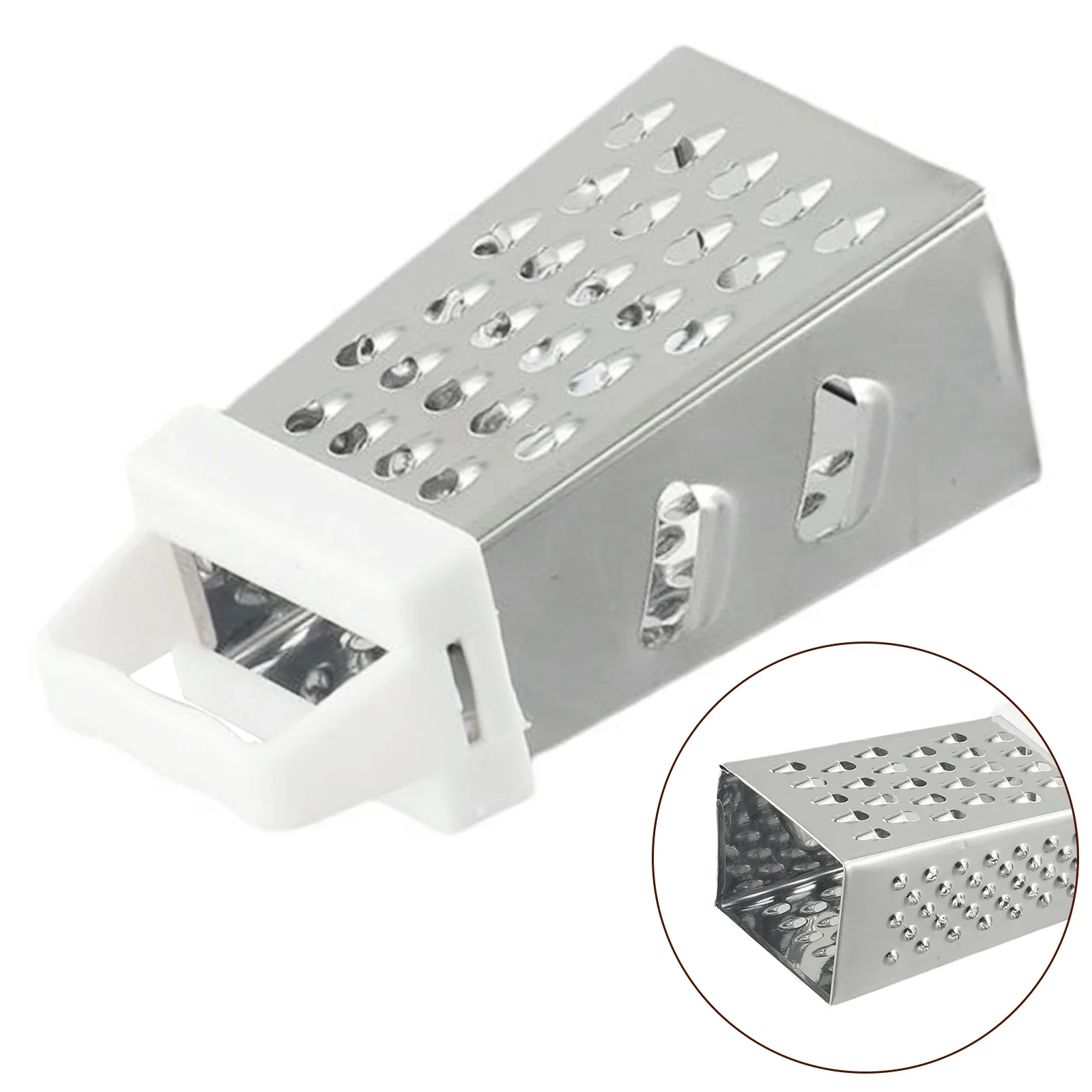 For Mini Grater With Four Functional Cutting Surfaces For Food Prep With For Stainless Steel Blades And Secure Handling Grip