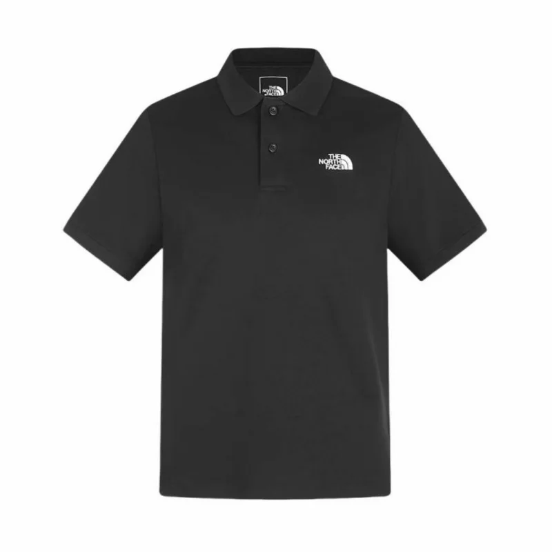 The North Face Moisture-Wicking Outdoor Short Sleeve Solid Color Casual Sports Polo Shirt Quick-Dry T-shirt