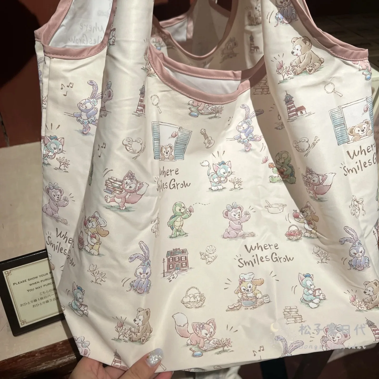 Duffy ShellieMay Disney LinaBell Cute Cartoon Backpack Kawaii Handbags Lovely Single Shoulder Bag Periphery Sweet Girl Dress Up