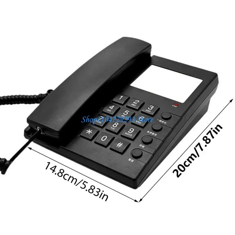 Y2GD CORDED TELLLINE TELEFON Big Button hotel Pokój ścienny/biurko Telefon Prosty