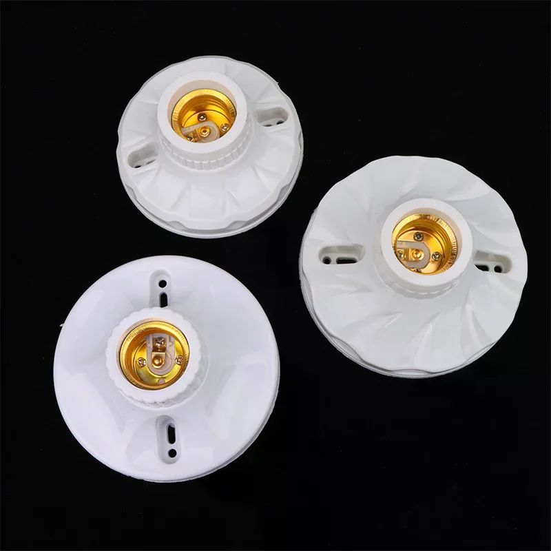 Innovative And Practical E27 Lamp Holder High-temperature Resistant Bulb Holder Ceramic Lamp Bulb Socket Lamp Base