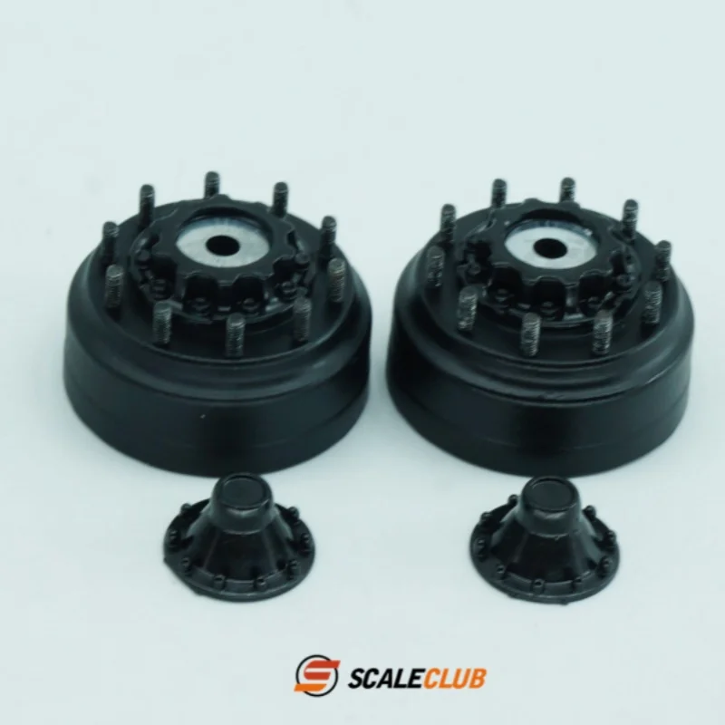 Scaleclub Tamiya 1/14 Simulation Metall Achse Kopfabdeckung Hinterradnabenbaugruppe