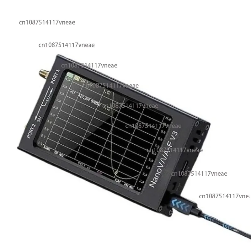 NanoVNA-F V3 V2 1M-6G Vector Network Analyzer 50k-3G VHF UHF SHF Talent
