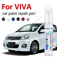 Car Paint Repair Pen For PERODUA VIVA Paint Scratch Repair Accessories Purple P14 Silver S2 White WO9 Blue B71 Orange R53