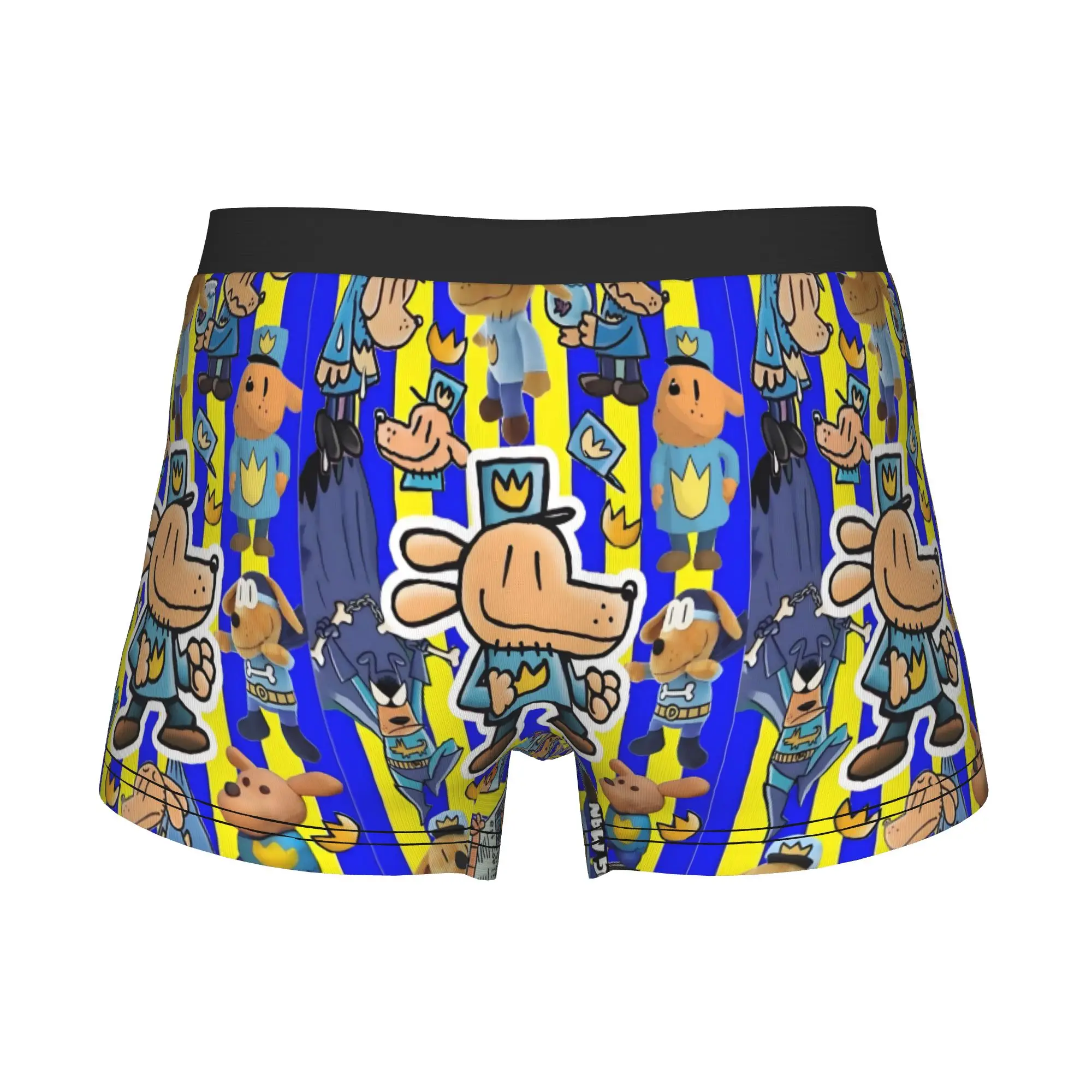 D-Dogman Cartoon  Boxers Shorts Men's Comic  Briefs Underwear Funny Underpants