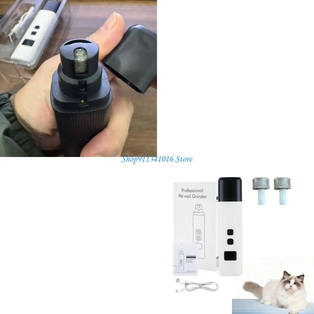 Salon Level Precisions Grinders for Sensitive Pet Low Noise Powerful Grinding Rechargeable Portable Comfortable Grooming