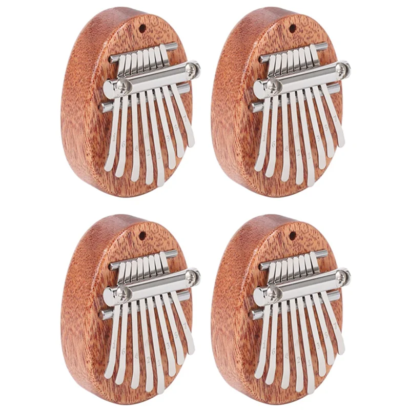 ONGE 4X 8 مفتاح صغير كاليمبا رائعة إصبع الإبهام البيانو ماريمبا الموسيقية جيدة الإكسسوارات قلادة هدية