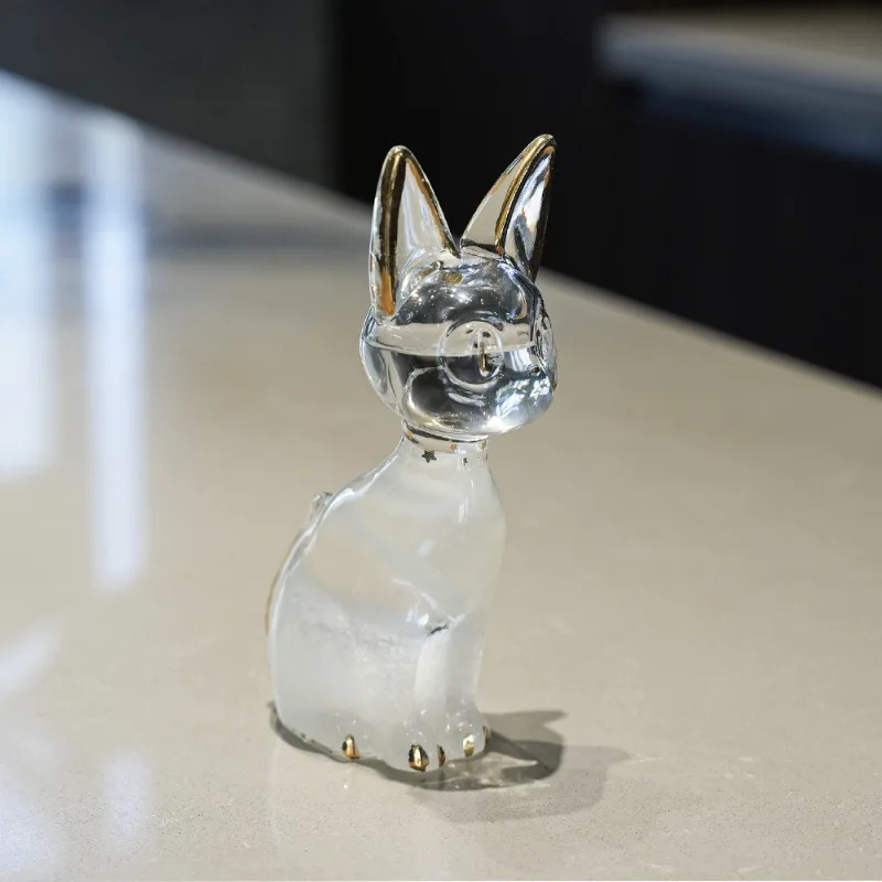 1pcs Anderson Cat Storm Glass Weather Bottle Creative Gift for Friends Glass Craft Safe Material Atmosphere Home Use