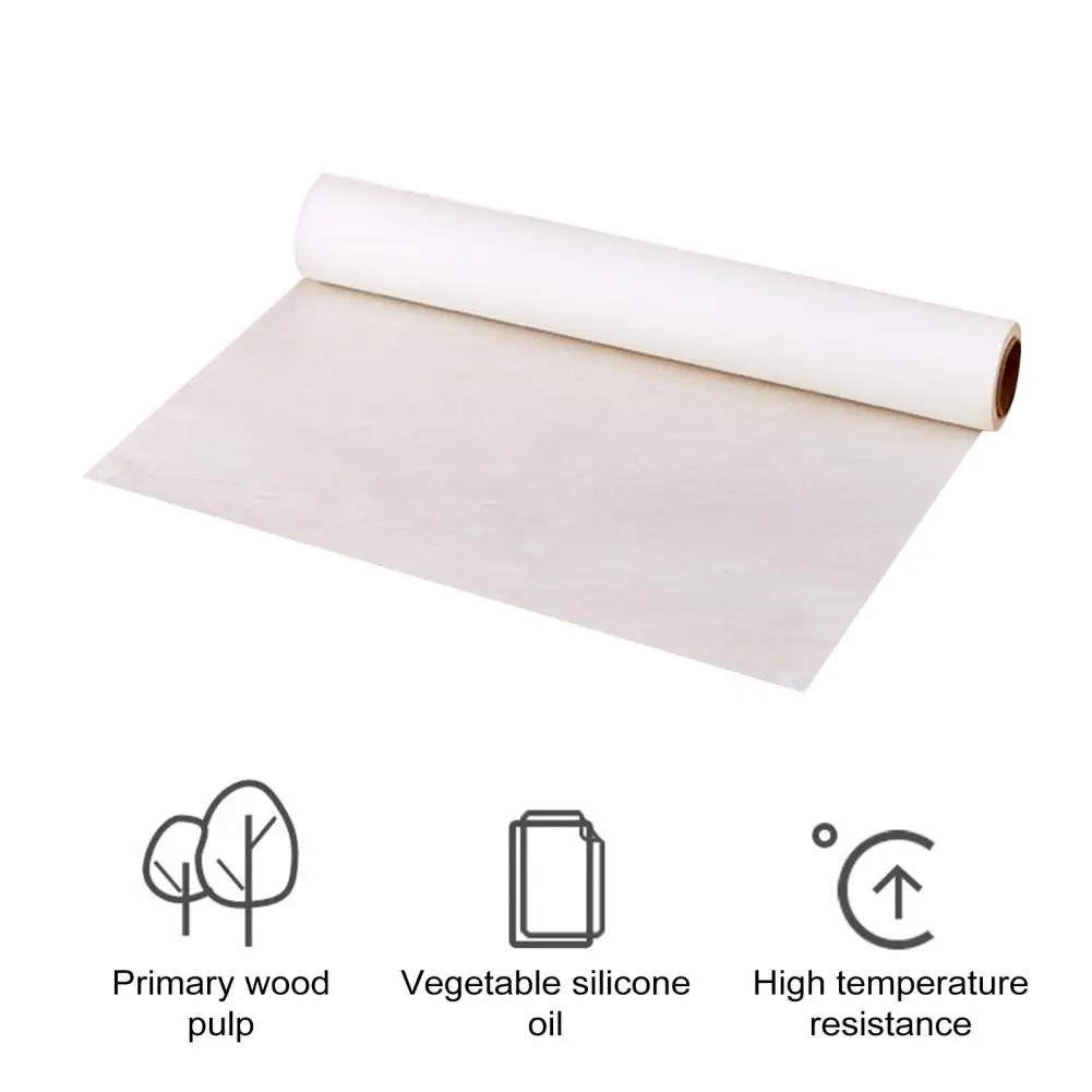 Baking Paper for Kitchen Mess-free Baking Paper Mess-free Baking Solution Food-grade Silicone Oil Absorbent Paper for High