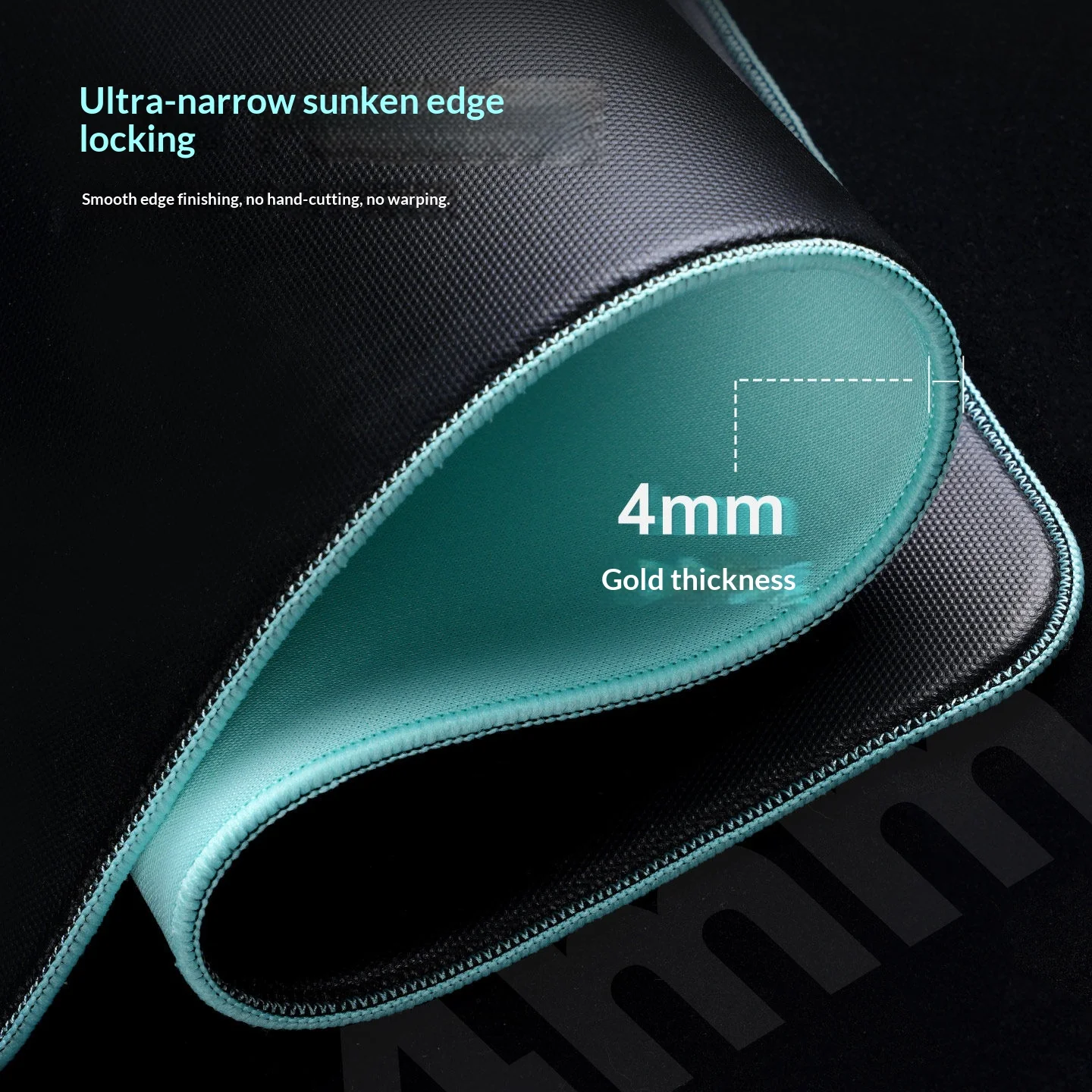 Atk Gear Gaming Mouse Pad Genuine Xsoft Lie Series 4mm 490 X 420mm Stitched Edges Polyurethane Base Large Mat For Esports Office