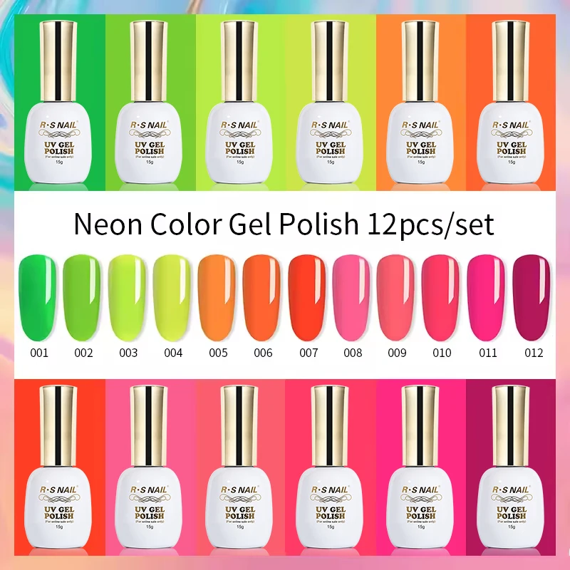 15ml Green Fluorescence Gel Nail Polish Neon Luminous Gel Polish Summer Candy Nail Gel Art Design UV Soak Off Varnish Lacquer