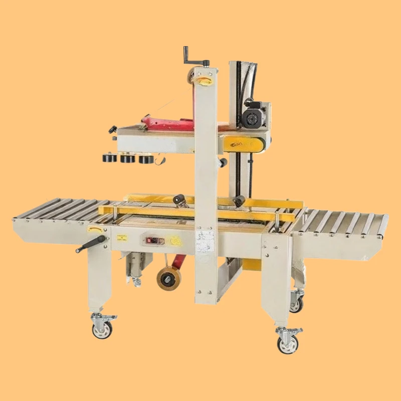 

Semi-automatic Upper and Lower Tape Carton Sealing Machine Automatic Tape Carton Sealing Packaging Machine