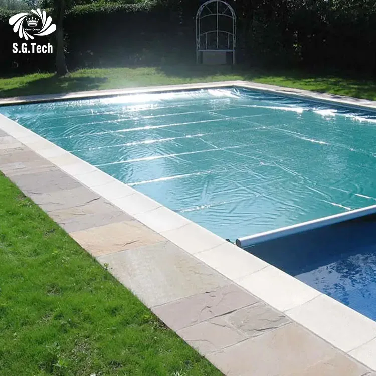 Water Crown Heavy Duty Automatic PVC Pool Cover Walkable Safety Waterproof Winter Easy Install Energy Saving Remote Control