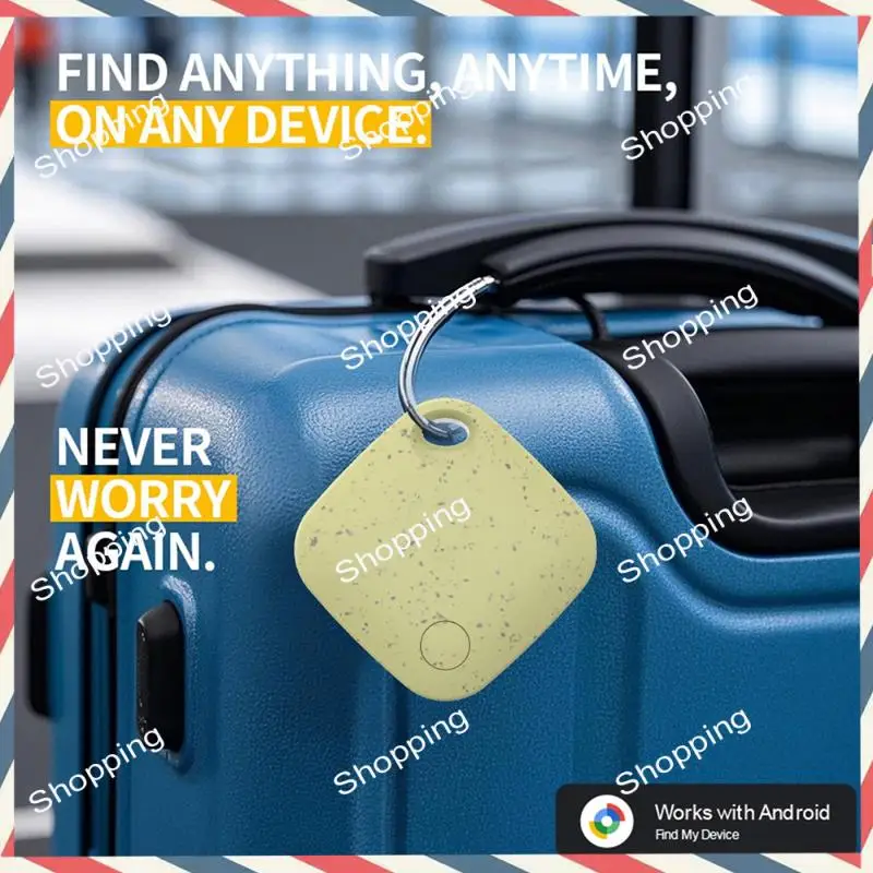 

M20K Bluetooth GPS-трекер для домашних животных, ключи для Google Find My App для ключей, багажа, рюкзака черного цвета D