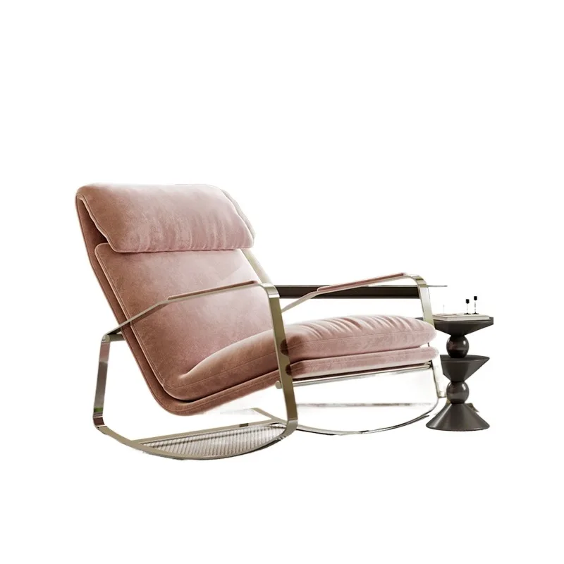 

Italian minimalist lazy chair, family single leisure chair balcony reading chair to rest comfortable chair