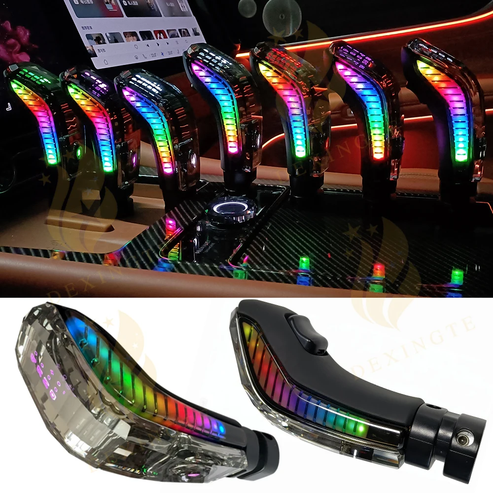 

Universal Car Crystal Gear Shift Knob Modified Handle Gear stick shift knob Interior upgrade automatic transmission accessories