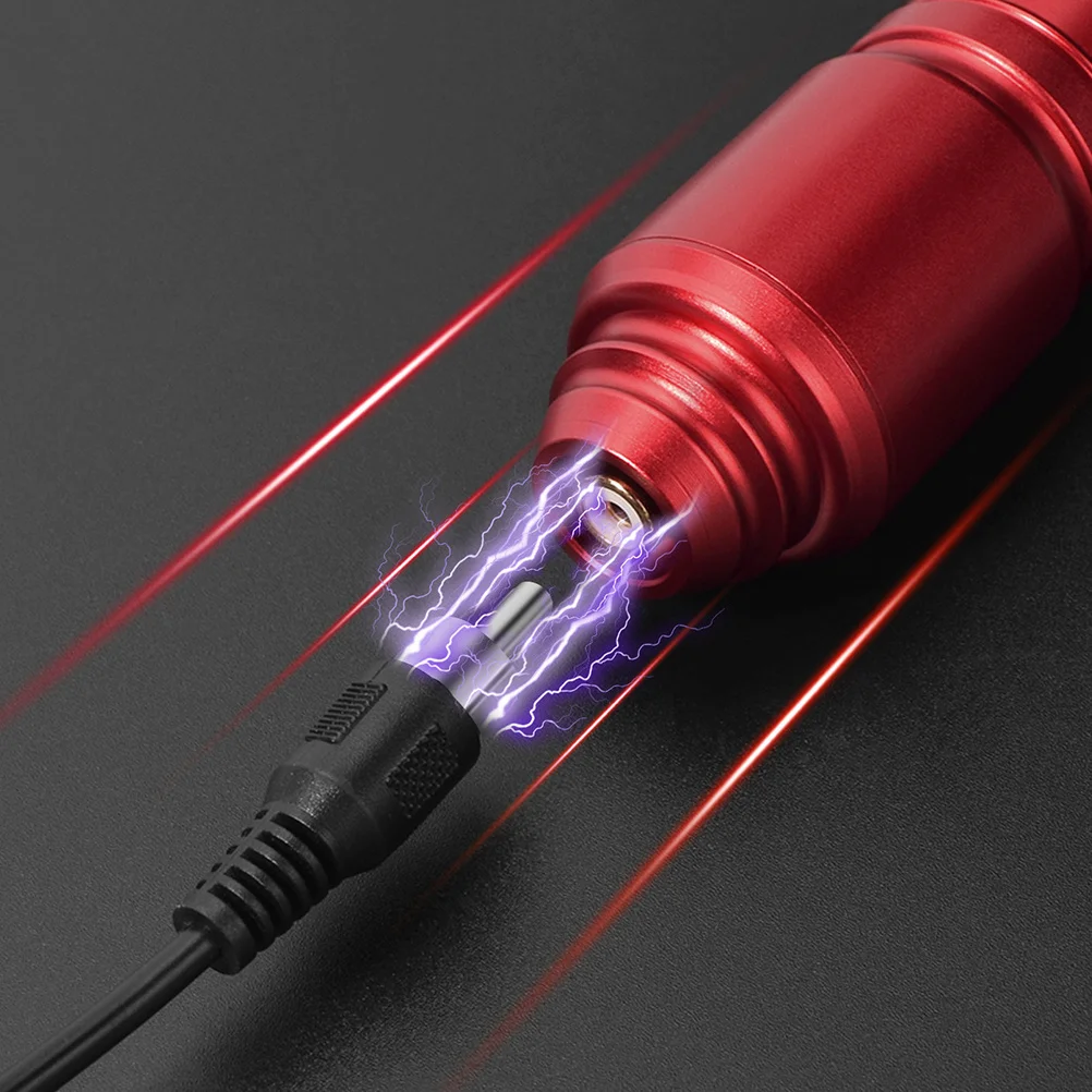 

1 шт. портативная ручка для татуировки, роторная электрическая профессиональная машина для татуировки «сделай сам», для домашнего использования, компактный износостойкий алюминиевый сплав