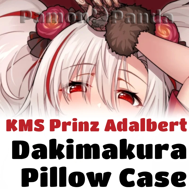 KMS Prinz Adalbert Dakimakura Azur Lane Hugging Pillow Case Full Body Cushion Cover Pillowcase Home Bedding Decor Otaku Xmas MYT