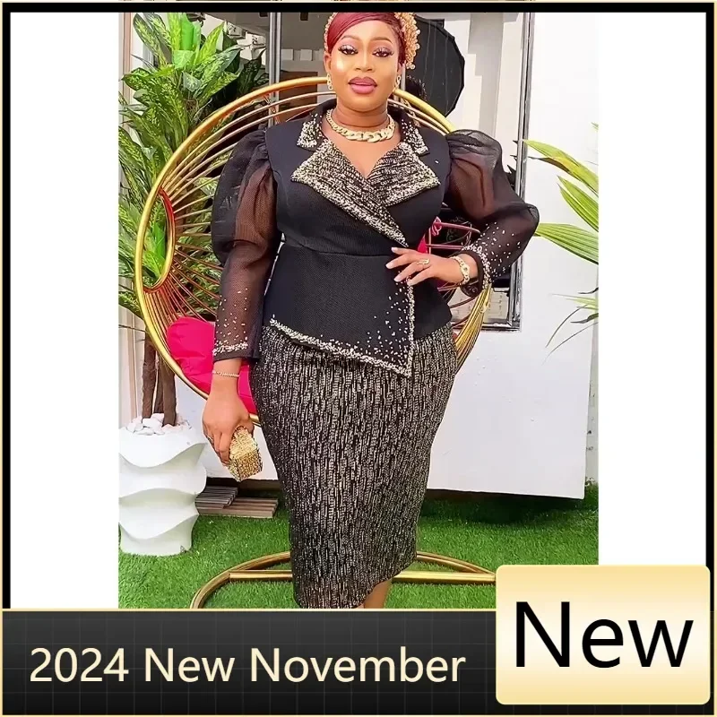 

Customized Elegant African Dresses for Women 2025 New Africa Clothing Plus Size Turkey Wedding Party Long Dress Dashiki Ankara O