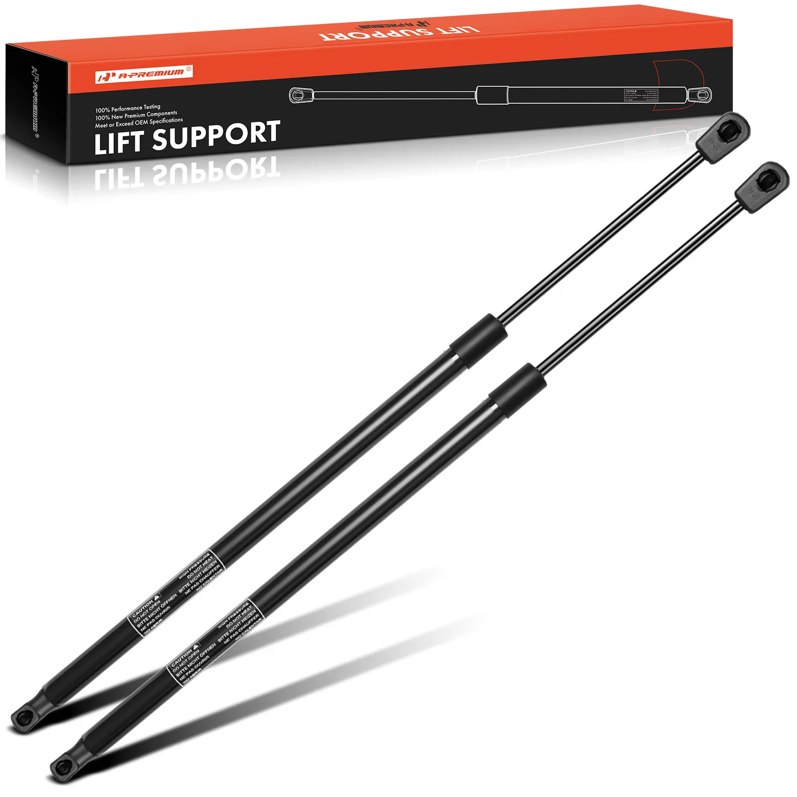 A-Premium 2Pcs Front Hood Lift Supports Shocks Struts for Honda Accord 1995-1997 Acura CL 1997-1999