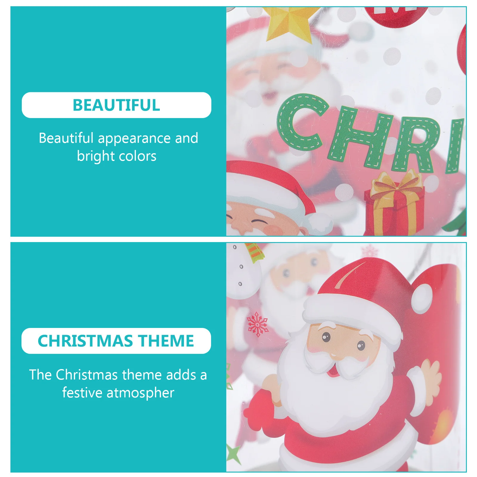 

8 Pcs Candy Packing Canister Plastic Cookie Containers Sealed Christmas Decor Jar Portable