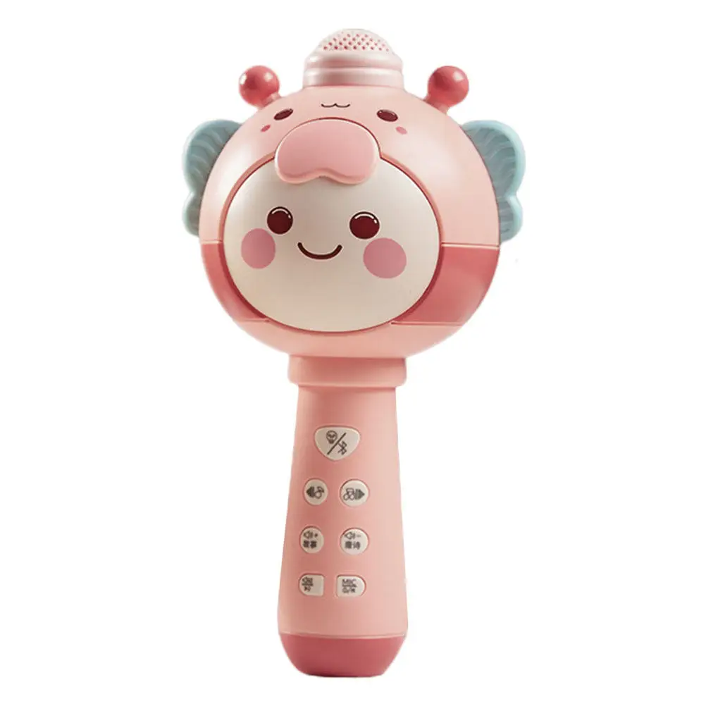 

Набор из 1 микрофона: беспроводной, водонепроницаемый, с мультяшным дизайном, для детского караоке, пения и тренировок