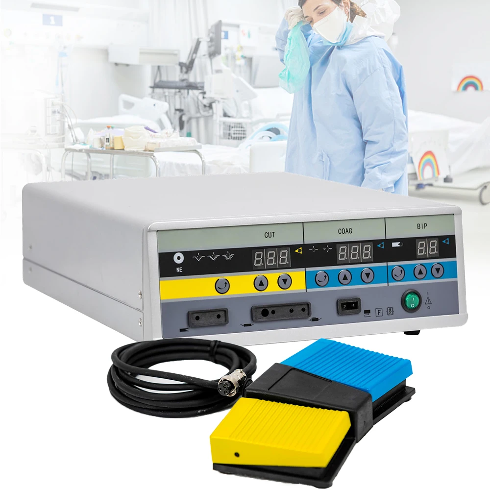 

High frequency 400W bipolar electrocauterio portatil electrosurgical unit for human or veterinary