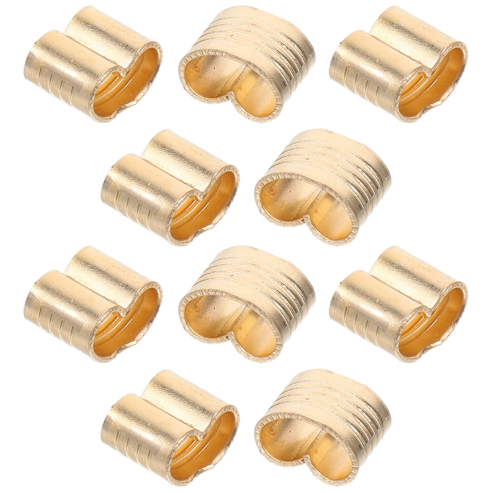 

10Pcs Copper Crimp Sleeve for Wire Belt Crimp Ends for 3D Printer 2Gt 6Mm Timing Belt Fastener Set Solderless Connector Terminal