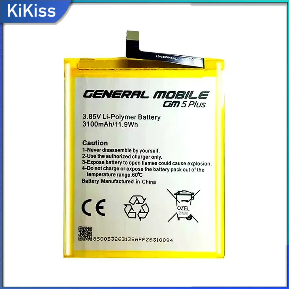 

3100mAh Stable Long Lasting For General GM 5 Plus Mobile Phone Battery
