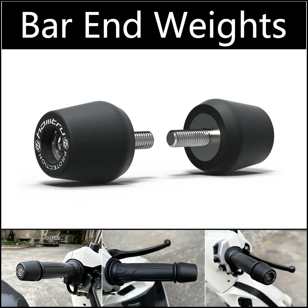 Motorcycle Handle Bar End Weight Grips Cap For BMW S1000R S1000RR HP4 M1000RR 2013-2023