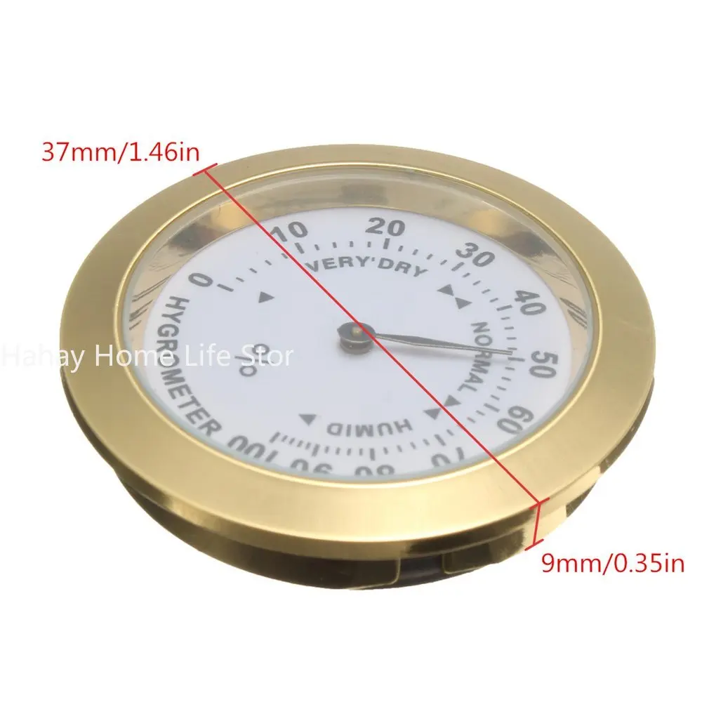 Mini Cigar Hygrometer Moisture Meters Cigar Accessories Tobacco Pointer Hygrometer For Humidor Smoking Humidity Sensitive Gaug