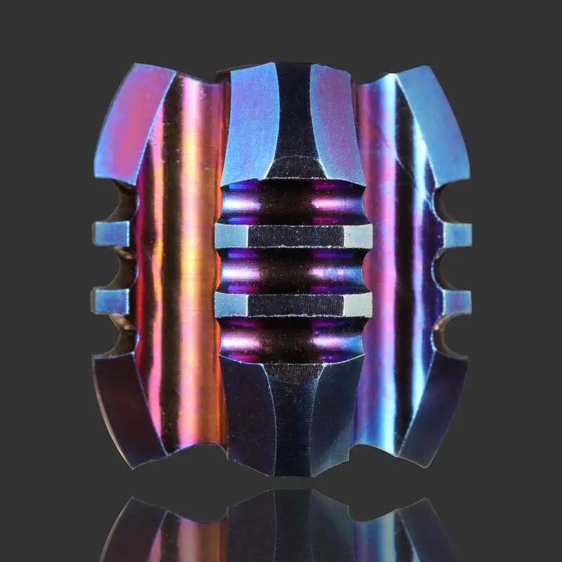 

MetalGrowl MG TC4 Titanium Alloy Future Tower Lanyard Bead