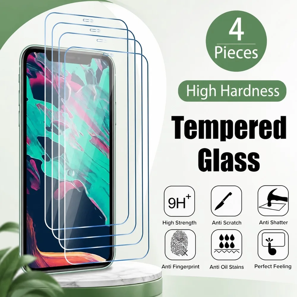 4 Stück Panzerglas für Samsung Galaxy M11 M12 M13 M14 M15 M16 Displayschutzfolie für Samsung Galaxy M17 5G M20 M21 M31 M32 M33 HD