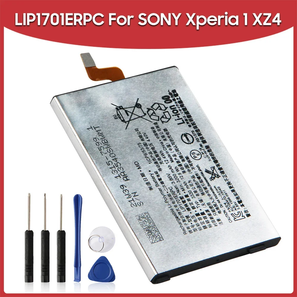 2024 Premium Replacement Battery LIP1701ERPC For Sony Xperia 1 XZ4 J9110 J8110 J9150 J8170 Rechargeable Phone Batteries 3300mAh