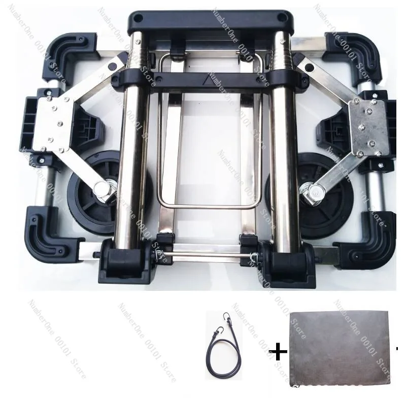 Folding Small Trolley Ultra Small Portable Hand Trolley for Home Shopping Cart