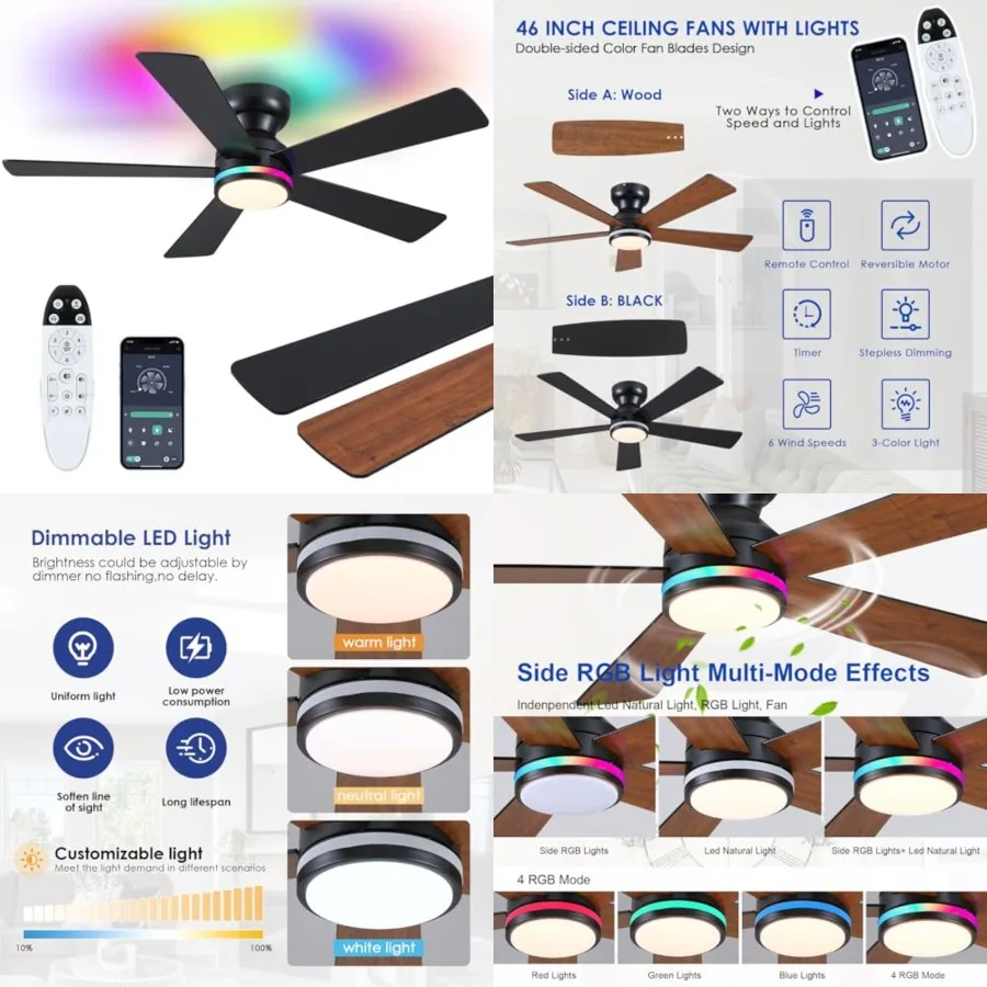 Ceiling Fans with Lights - 46