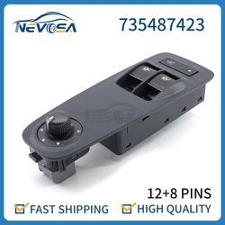 Nevosa 735487423 Power Window Switch For Citroen Relay Jumper Peugeot Boxer Fiat Ducato Doblo Vauxhall Combo 01354217180 6554XN