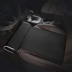 Universal Car Seat Leather Leg Pad Support Extension Mat Soft Foot Support Leg Leather Cushion Knee Pad Memory