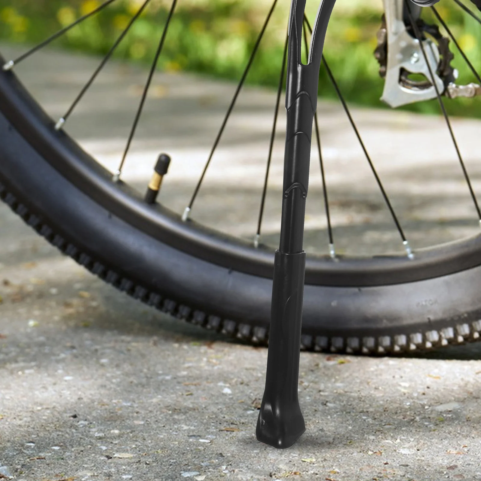 Cavalletto per bicicletta Supporto per piede per bici Piccolo strumento professionale per riparazione moto per bambini in plastica da rugby in lega di alluminio Ebike