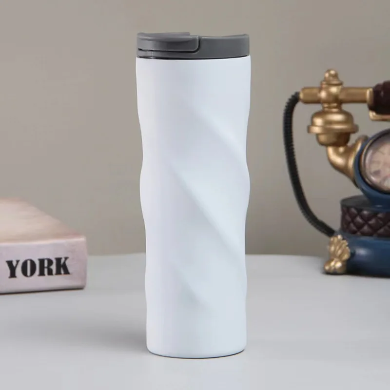 304ステンレス鋼の絶縁ネジ付きカップ,屋外,ポータブル,車,直接飲む,コーヒーカップ,クロスボーダー,グラデーション,卸売