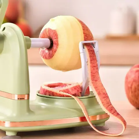 Apple Peeler Machine Automatic Fruit Skinner Hand Crank Corer Slicer for Potato Pear Vegetable Kitchen Gadget Tool Easy Use