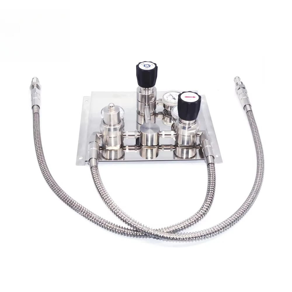 Double Cylinder Oxygen Control Panel Semi-Automatic Switching Manifold