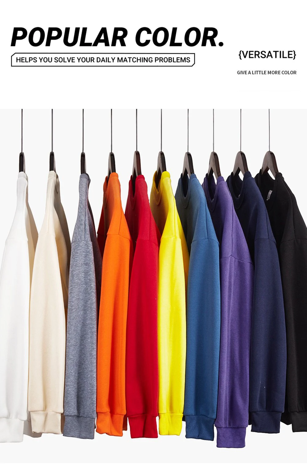 Herren-Freizeit-Sportpullover, personalisierbar, mit individuellem Aufdruck, Sweatshirts, Herbst-Fleece, O-Ausschnitt, Streetwear, Team-All-Match-Kleidung – Detail 4
