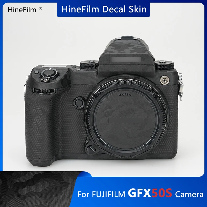 Hinefilm Skin for Fuji GFX50S Camera Sticker Decal Skin for Fujifilm GFX 50S Camera Wrap Cover Film GFX50 S