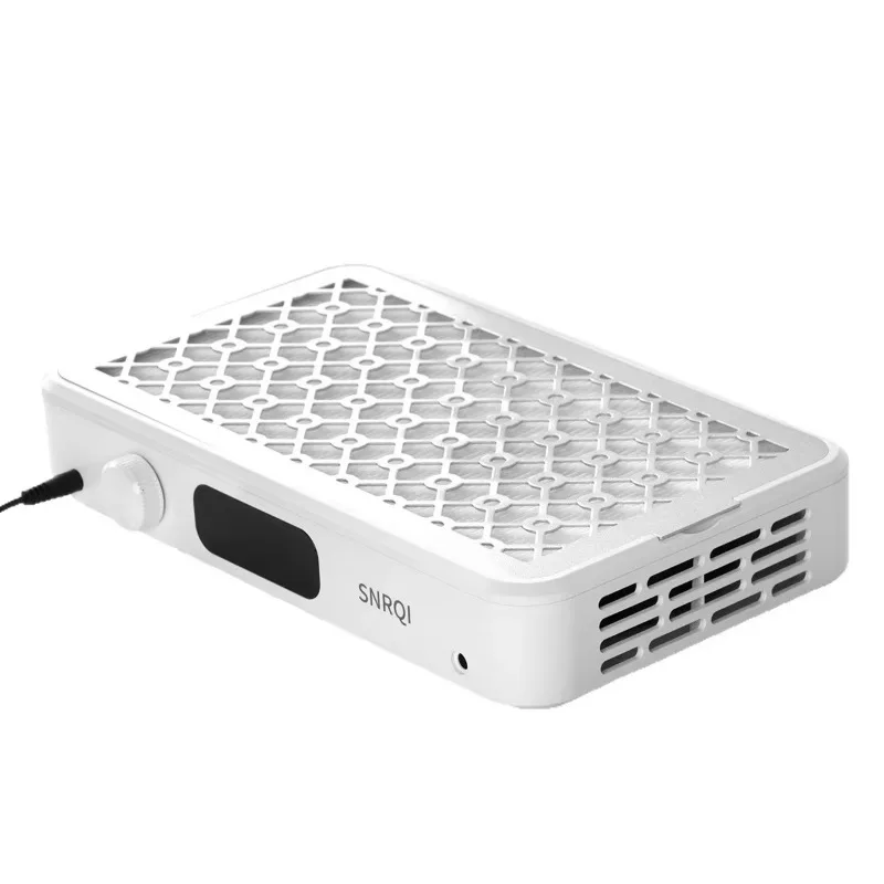 

Регулируемый по скорости пылесос с двумя турбинными бесщеточными вентиляторами и мощным всасыванием для сбора пыли при маникюре, аппарат для удаления пыли с ногтей