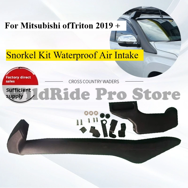 

For Mitsubishi Triton 2019+ Snorkel Kit Waterproof Air Intake Off-Road 4x4 Pickup Wading