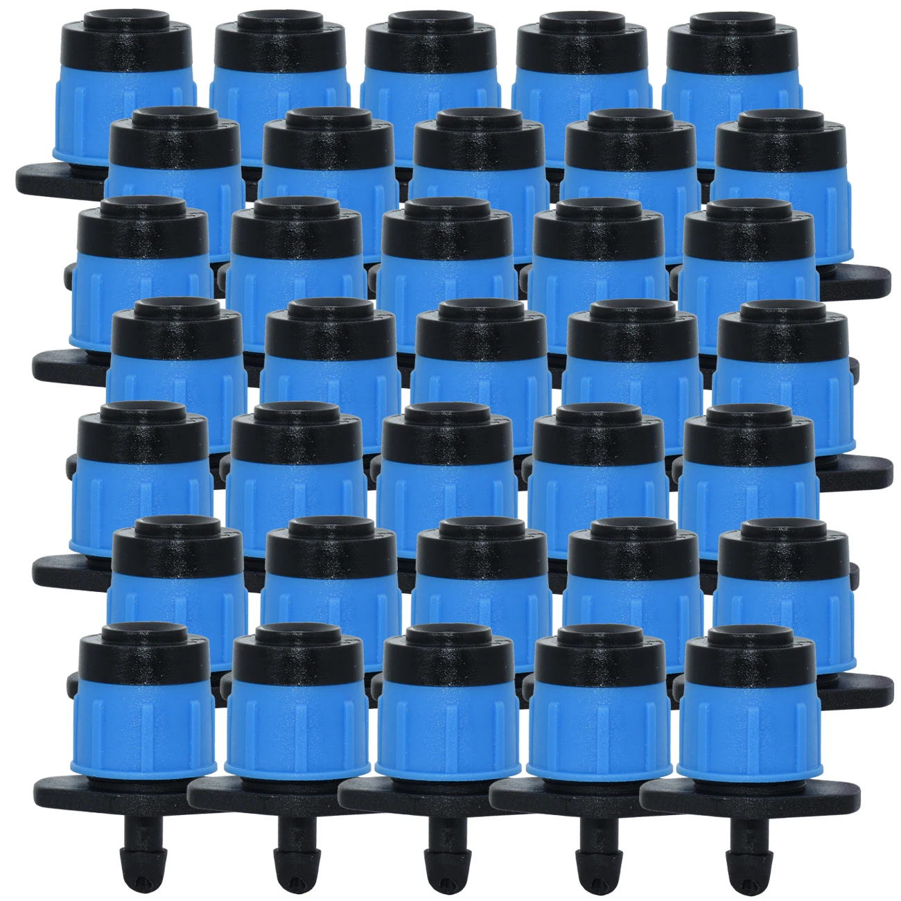 SPRYCLE 20PCS Garden Micro Watering Sprinklers 360 Degrees Rotating Nozzle Mini Spraying 4/7mm Hose for Flower Garden Greenhouse