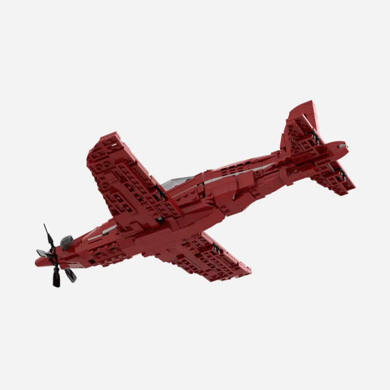 軍事戦闘機モデル Moc ビルディングブロックモジュラーピラタス PC-21 レンガモデル DIY アセンブリ建設おもちゃホリデー BirthdayGift