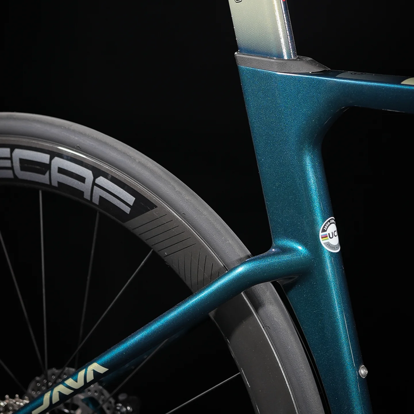 جافا FUOCO TOP 24S المصنع الأصلي إطار من ألياف الكربون Bici Da Strada الساخن 24 سرعة دراجة اللياقة البدنية إطار الكربون الطريق الدراجة #5