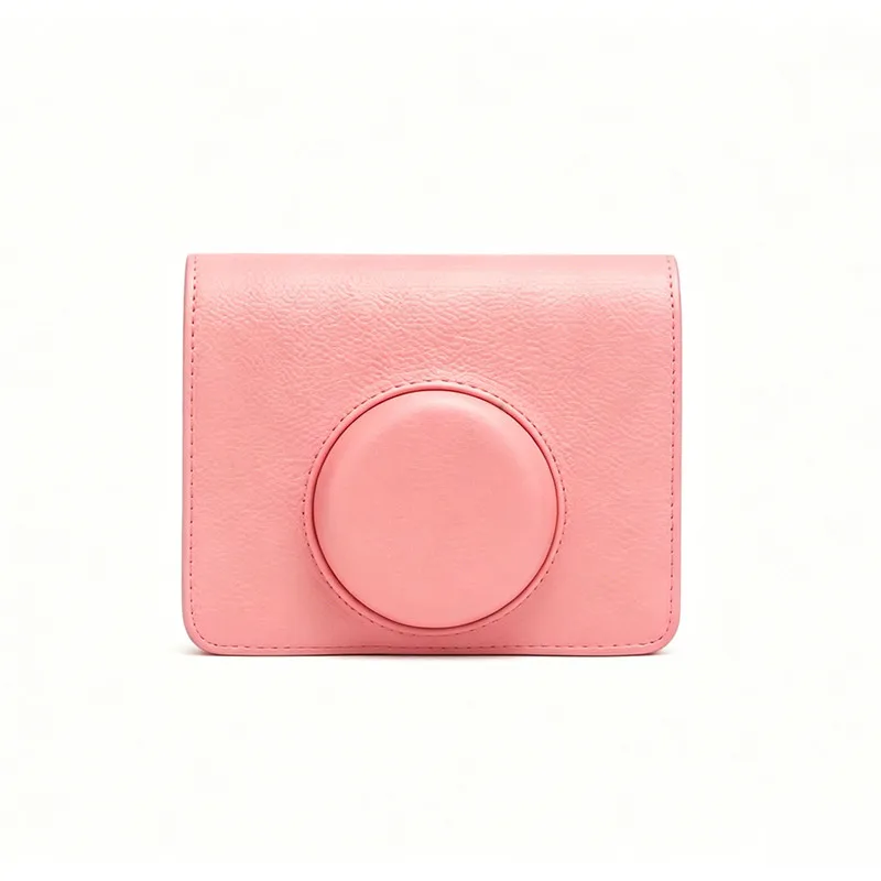 Fitted Storage Protective Case Crossbody Bag Cherry Blossom Pink /Light Pink Camera Bag for Fujifilm Instax Mini EVO Camera Bag
